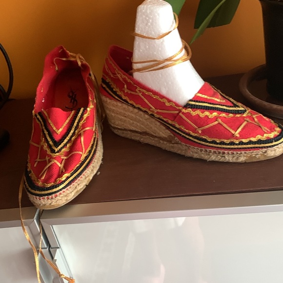 ISL,vintage espadrilles wedges, rare to find. Made in Spain. Heels (7.5 cm) - Picture 5 of 5